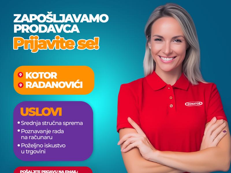 Prodavci u maloprodajnim objektima Kidsland, OVS i Fashion Land u Radanovićima i Kotoru